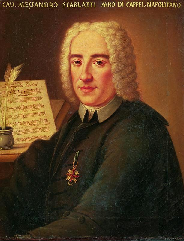 Alessandro Scarlatti (1660-1725) father of Domenico Scarlatti, teacher of Francesco Durante. The - perhaps mythical - 'founder' of the partimenti school.